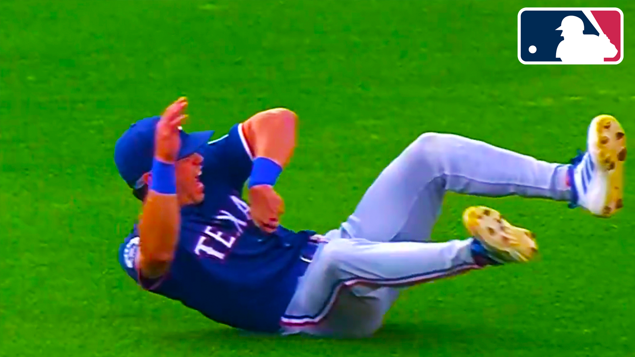 Sam Haggerty Injury w/ Wrist Glove Gets Stuck on Grass | Rangers vs Orioles 2025 MLB Highlights