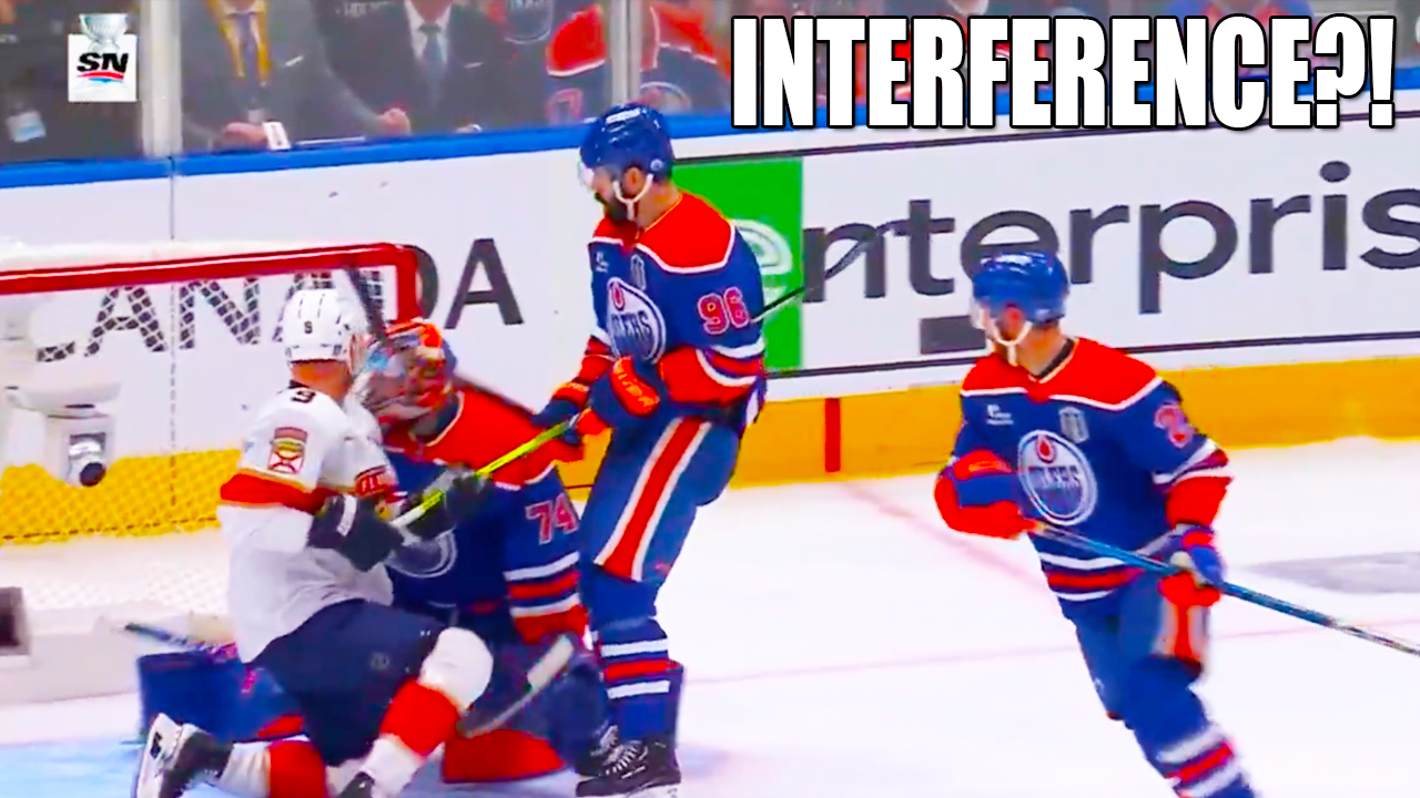 The Oilers challenged Carter Verhaeghe’s goal for goaltender interference | Panthers vs Oilers 2025 NHL Stanley Cup Finals