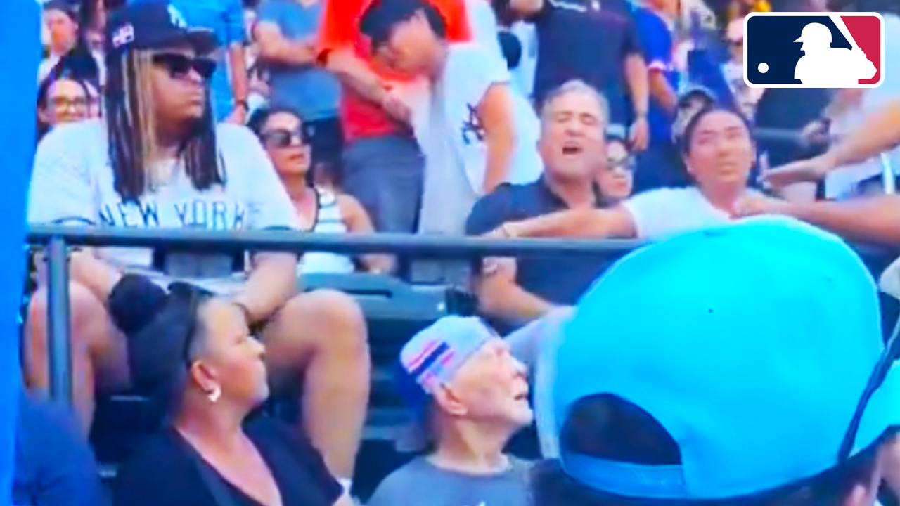 Anthony Volpe’s dad was fighting going at it with a Mets fan in defense of his son | Yankees vs Mets 2025 MLB Highlights