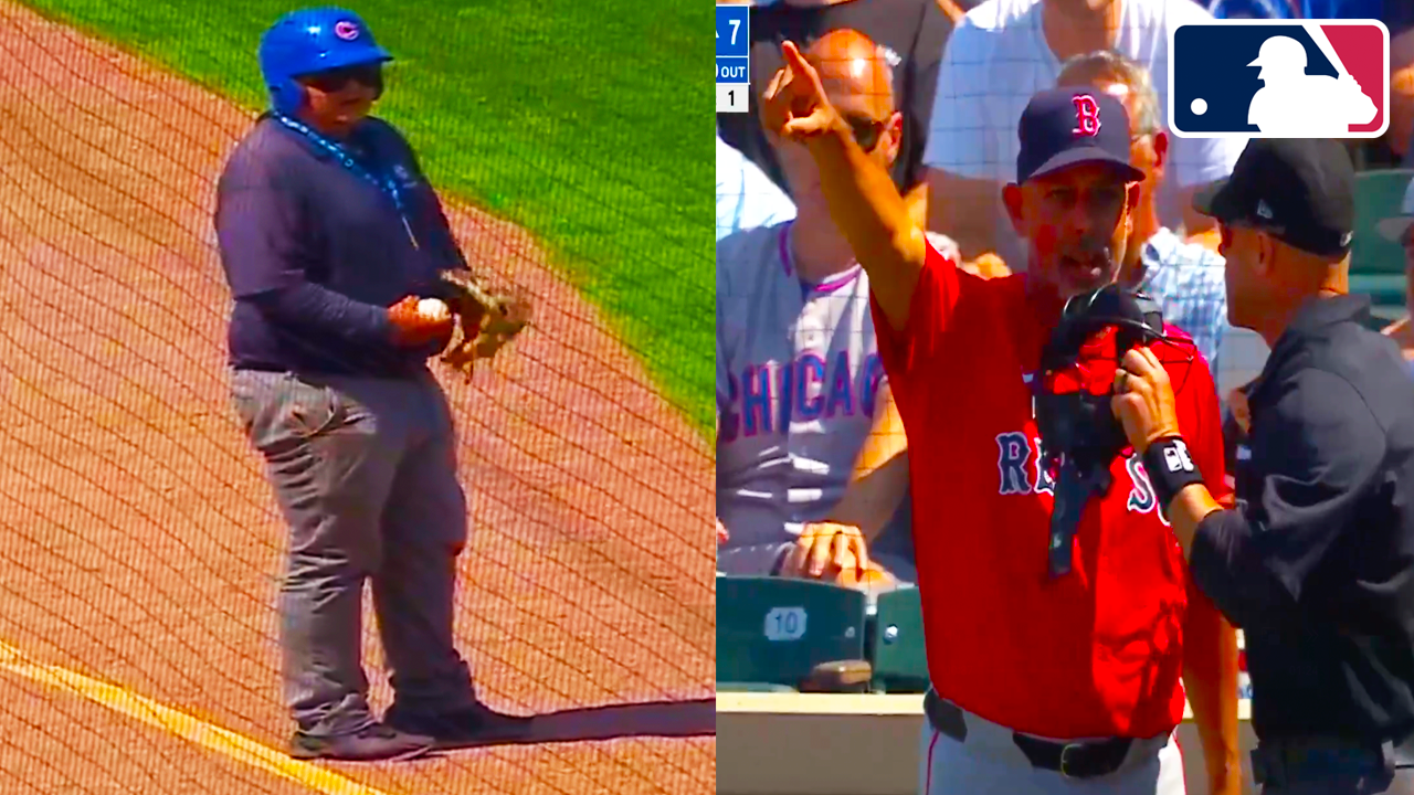 Ball Boy Interference Foul Ball Reversed, Alex Cora Furious | Red Sox vs Cubs 2025 MLB Highlights