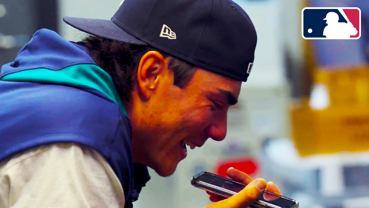 Bryan Woo Tells his Family / Parents Hes an All Star Reaction | Seattle Mariners 2025 MLB Highlights