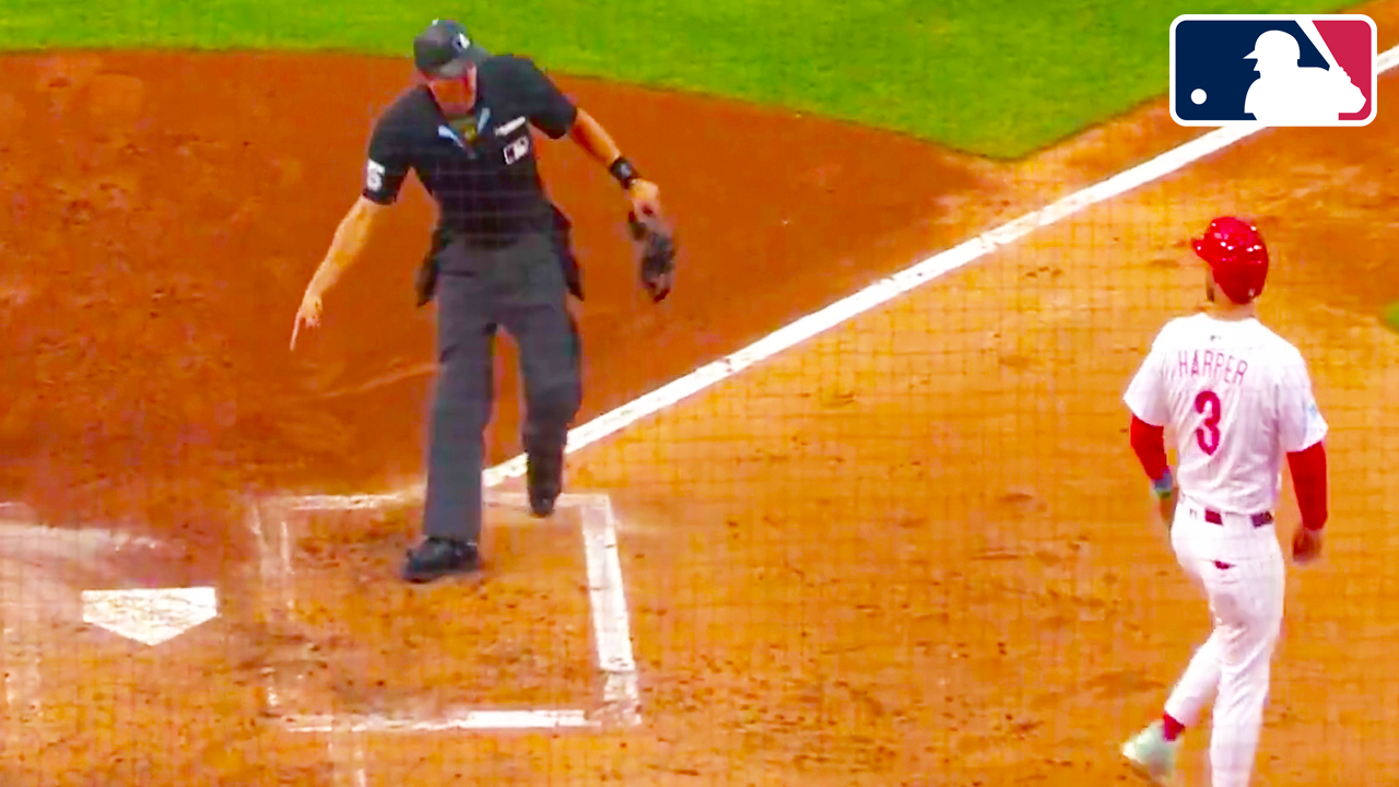 Bryce Harper essentially stole home, but it was technically catcher’s interference | Red Sox vs Phillies 2025 MLB Highlights