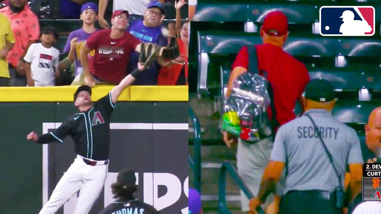 Christian Koss Home Run Overturned After Fan Interference Fan Ejected | Giants vs Diamondbacks 2025 MLB Highlights
