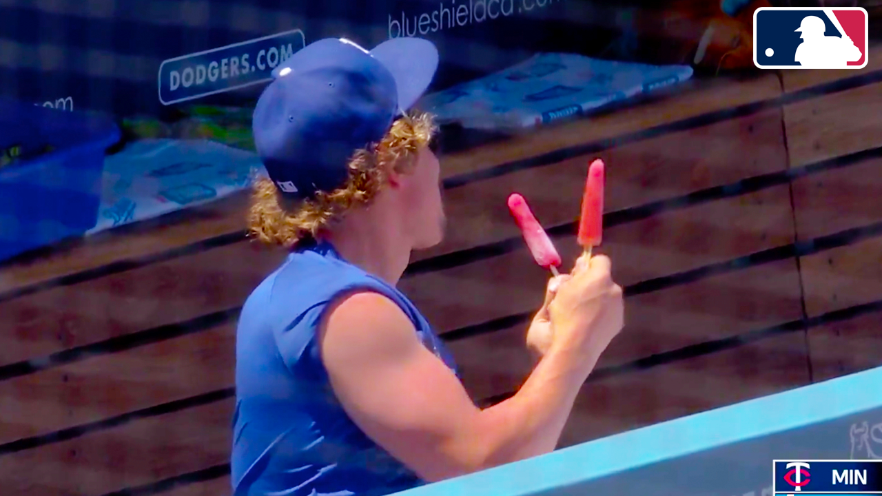 Kiké Hernandez Eating Popsicles | Minnesota Twins vs LA Dodgers 2025 MLB Highlights