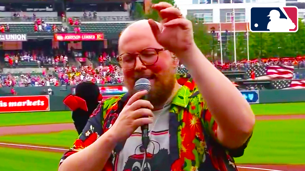 National Anthem Autotune Synthesizer | Baltimore Orioles vs New York Mets 2025 MLB Highlights