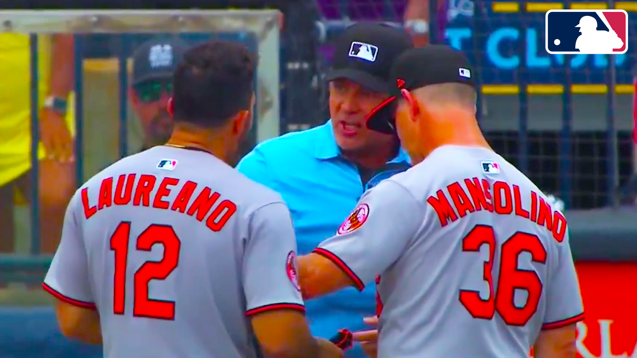 Ramon Laureano & Tony Mansolino both got EJECTED arguing this check swing | Orioles vs Rays 2025 MLB Highlights