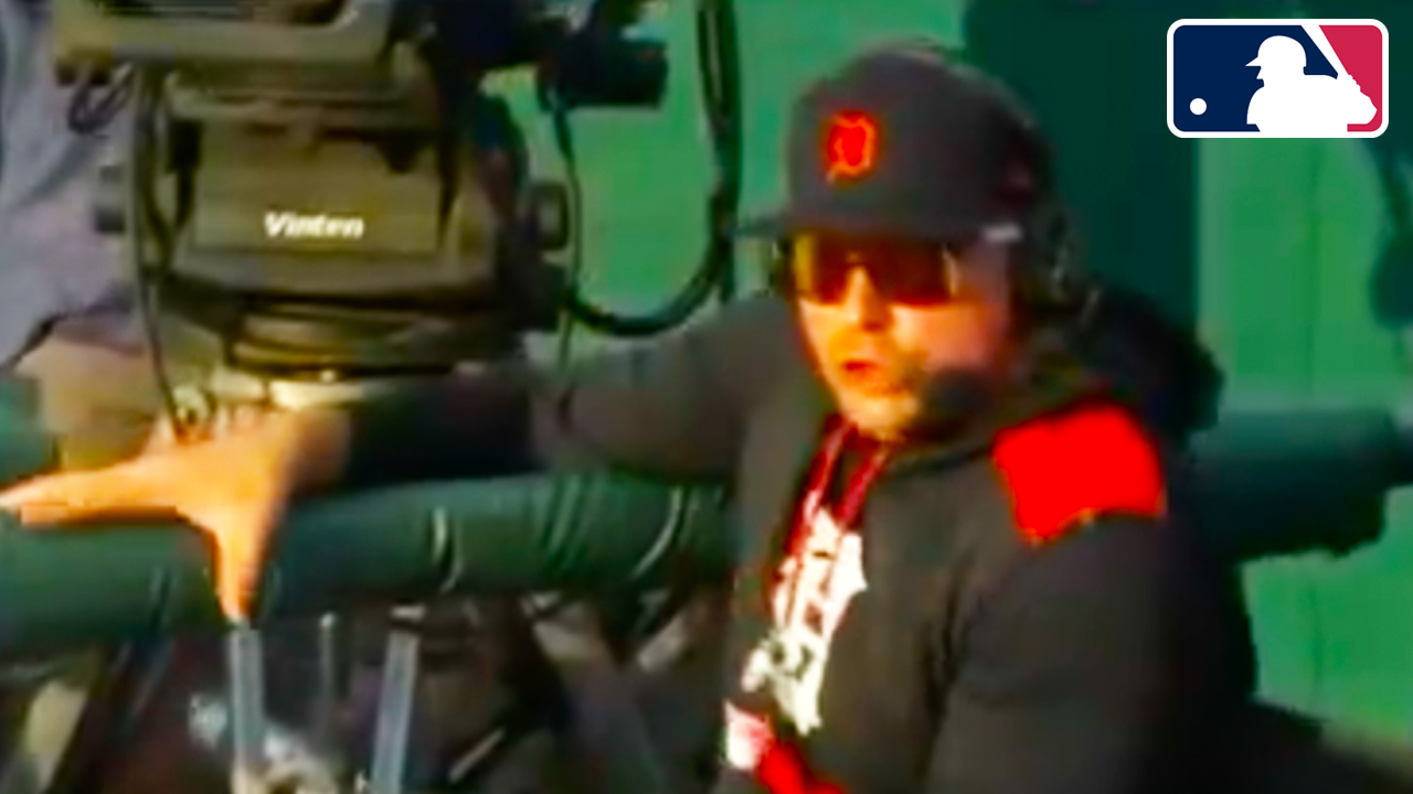 Tarik Skubal had to dodge a foul ball while mic’d up in the dugout | Tigers vs Guardians 2025 MLB Highlights