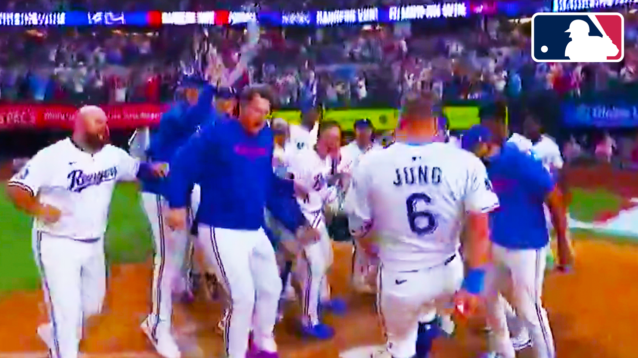 Josh Jung Walk off Home Run | New York Yankees vs Texas Rangers 2025 MLB Highlights