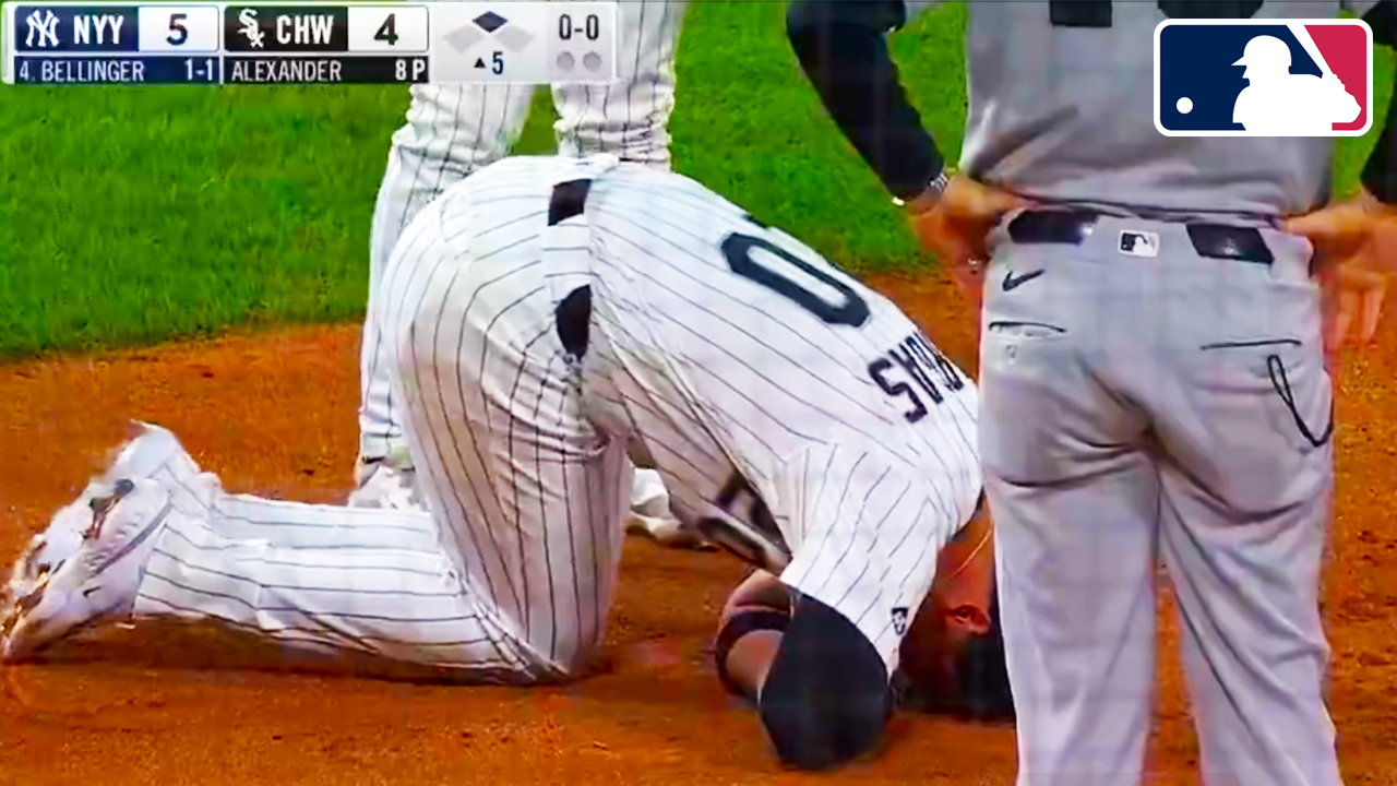 Miguel Vargas Injury from Aaron Judge | New York Yankees vs Chicago White Sox 2025 MLB Highlights