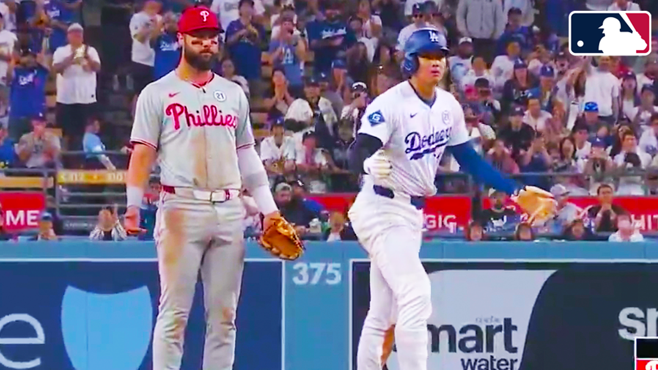 J.T. Realmuto Skips Throw on Ohtani Steal Thinking It Was Strike Three | Phillies vs Dodgers 2025 MLB Highlights