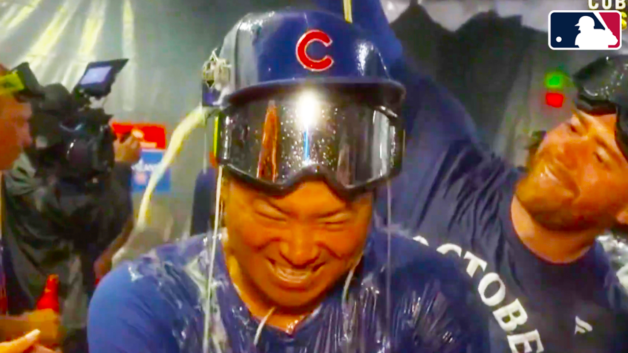 Shota Imanaga an all time Clinched Playoffs berth interview | Cubs vs Pirates 2025 MLB Highlights