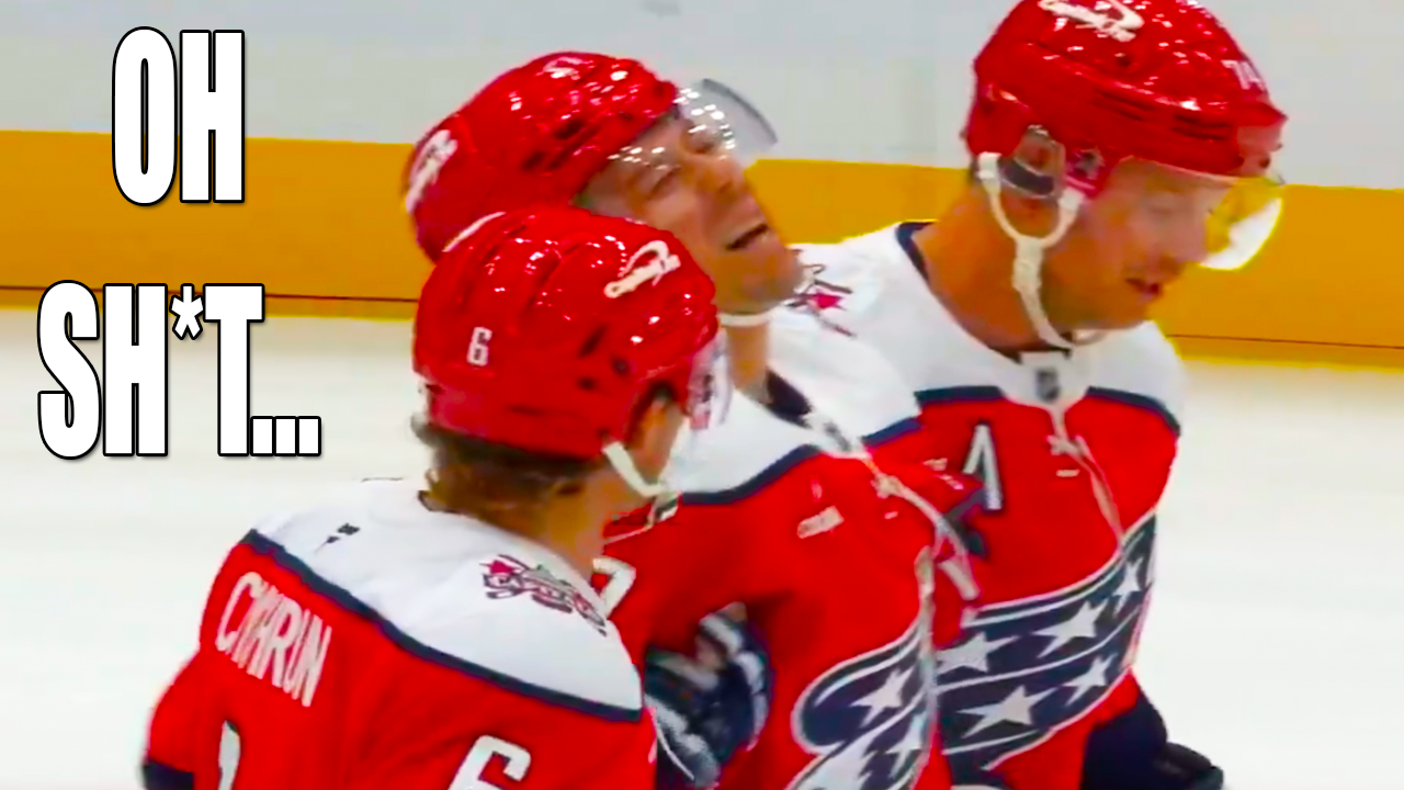 Dylan Strome Injury Crashes into Boards | Washington Capitals vs Ottawa Senators 2025 Highlights