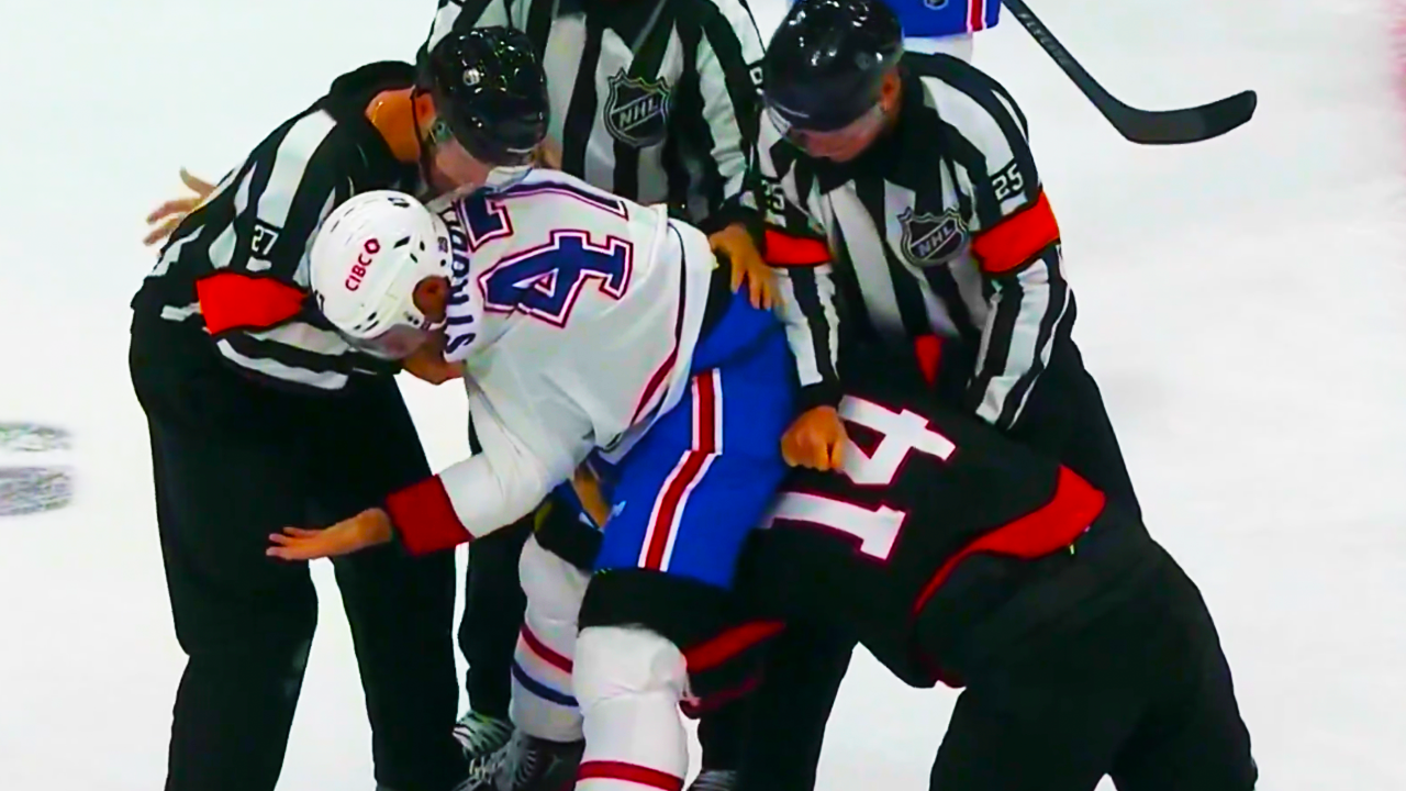 Jayden Struble Jan Jenik Fight | Montreal Canadiens vs Ottawa Senators 2025 NHL Pre-Season Highlights