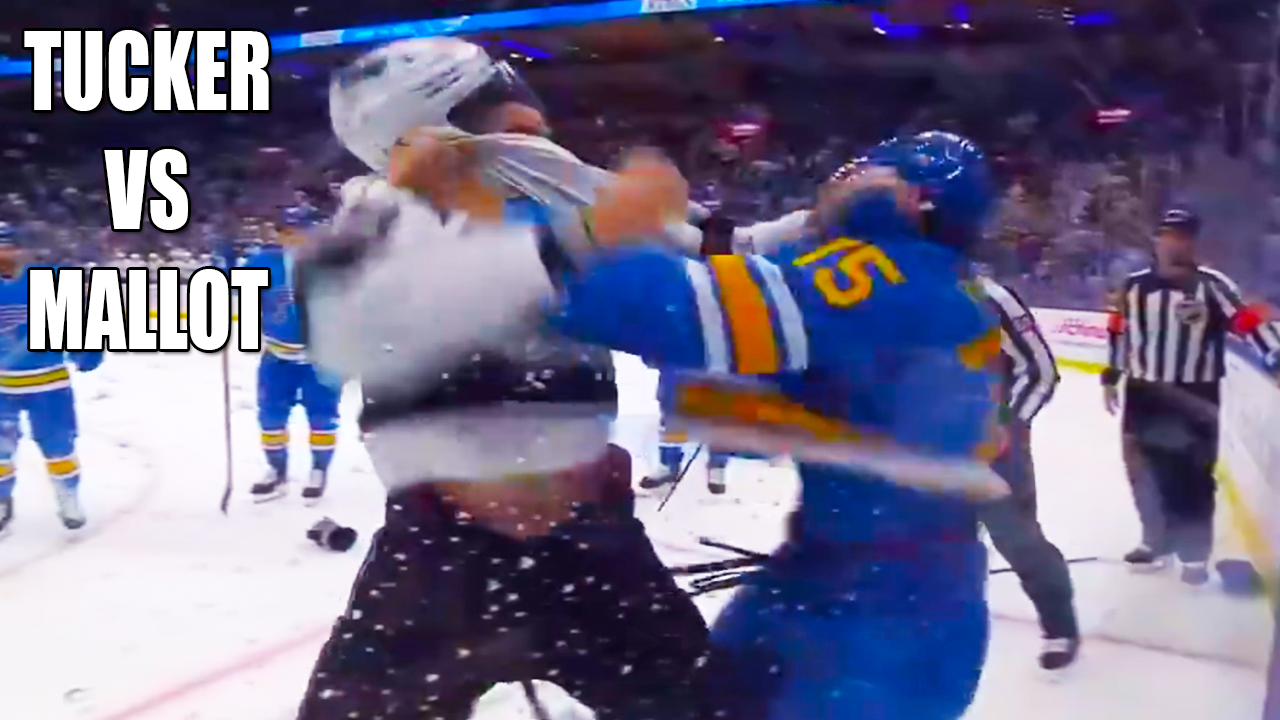 Jeff Malott Tyler Tucker Fight | LA Kings vs St Louis Blues 2025 Highlights