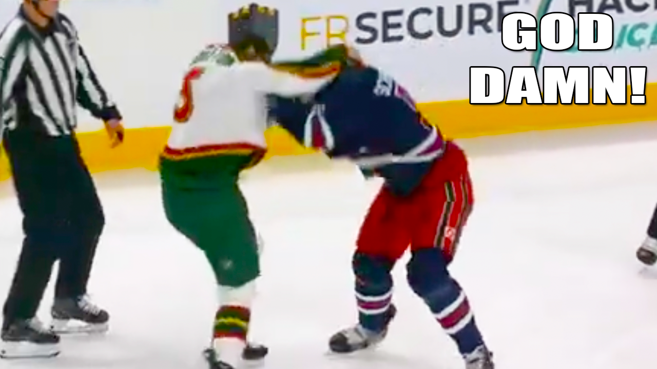 Luke Schenn Jake Middleton Fight | Minnesota Wild vs Winnipeg Jets 2025 Frozen Frenzy Highlights