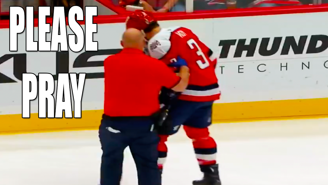 Matt Roy Injury Hit in Face with Puck by David Perron | Capitals vs Senators 2025 Highlights