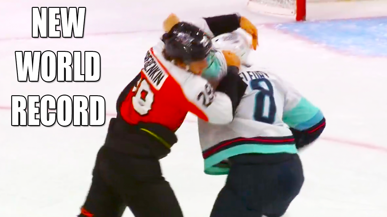 Nikita Grebenkin Cale Fleury Fight | Philadelphia Flyers vs Seattle Kraken 2025 Highlights