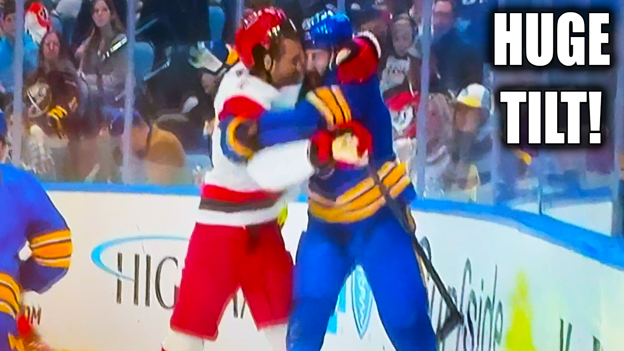 Conor Timmins William Carrier Fight Scrap | Buffalo Sabres vs Carolina Hurricanes 2025 Highlights