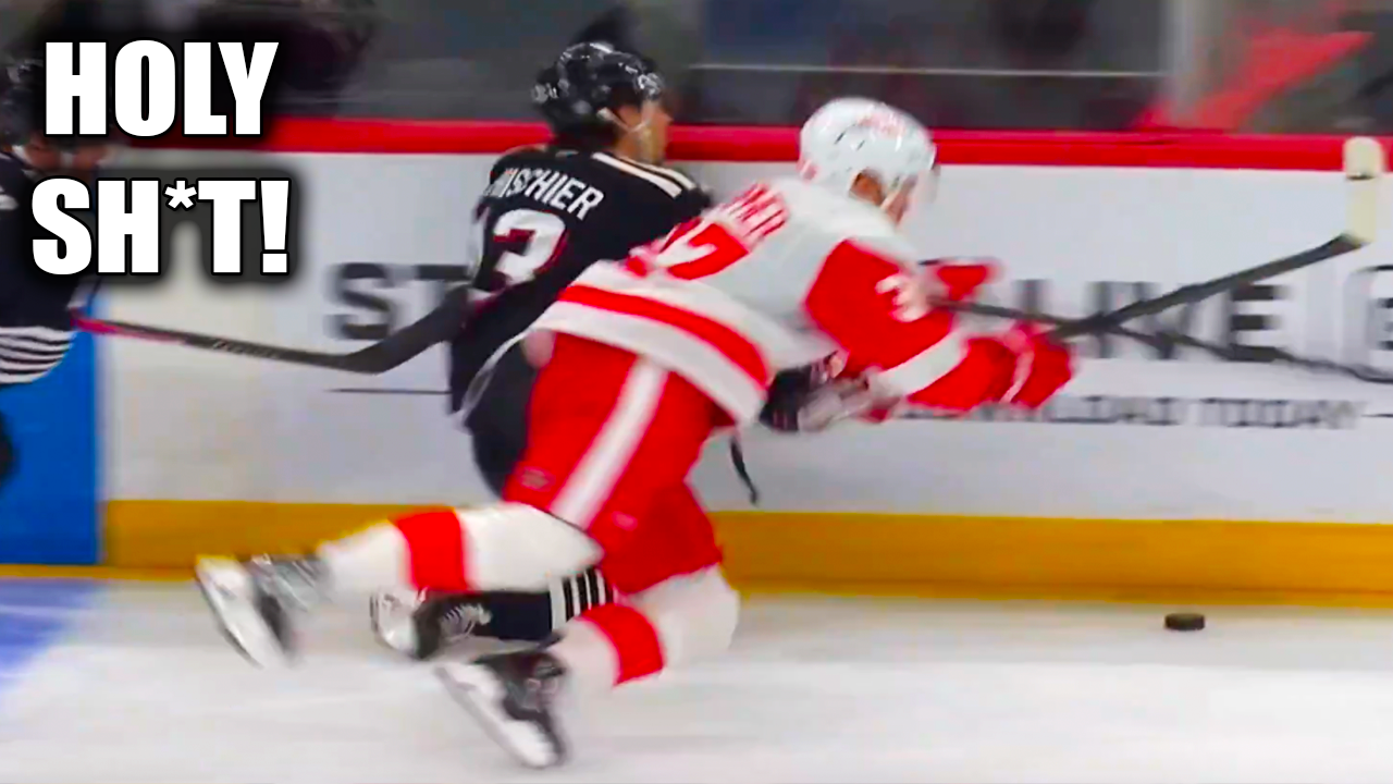 J.T. Compher Boarding Hit on Nico Hischier | New Jersey Devils vs Detroit Red Wings 2025 Highlights