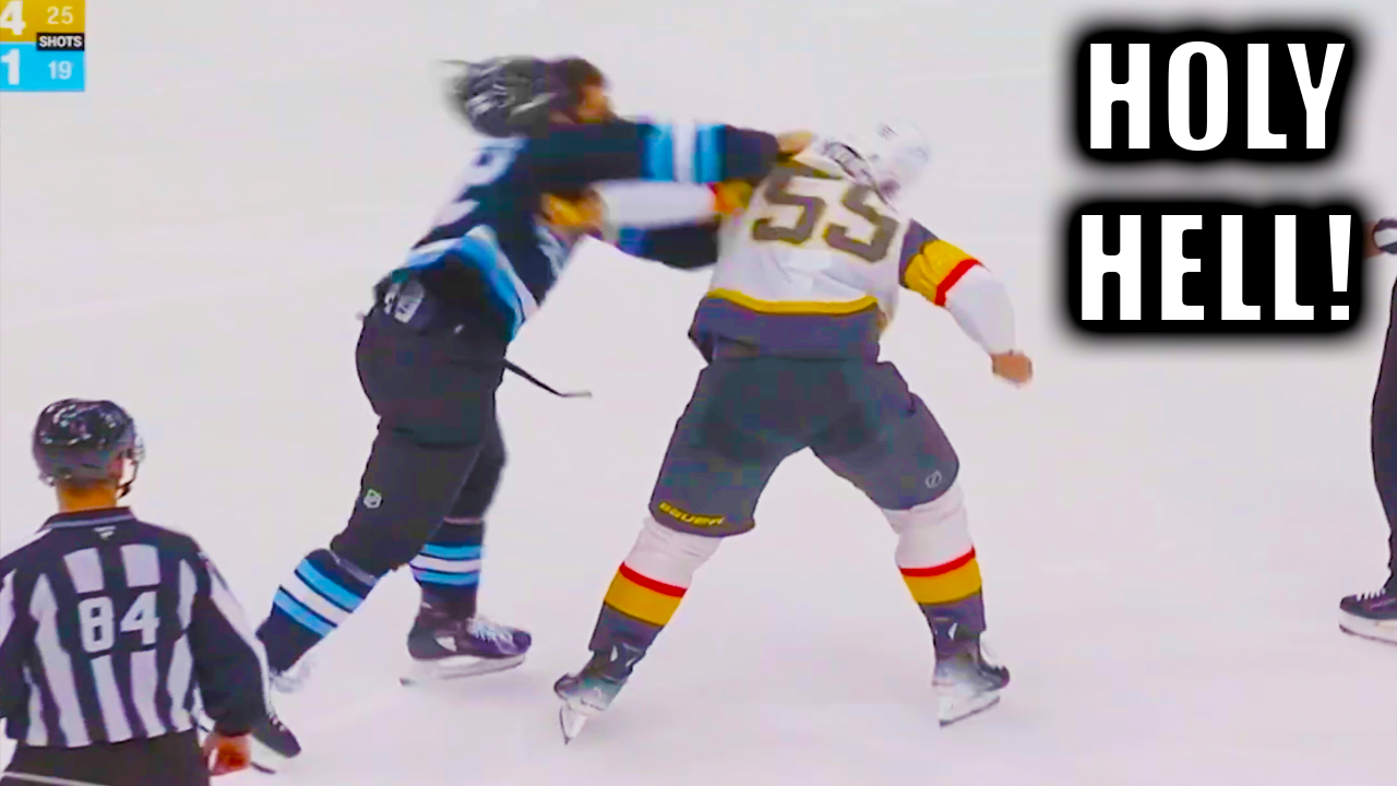 Keegan Kolesar Jack McBain Fight Scrap | Vegas Golden Knights vs Utah Mammoth 2025 Highlights