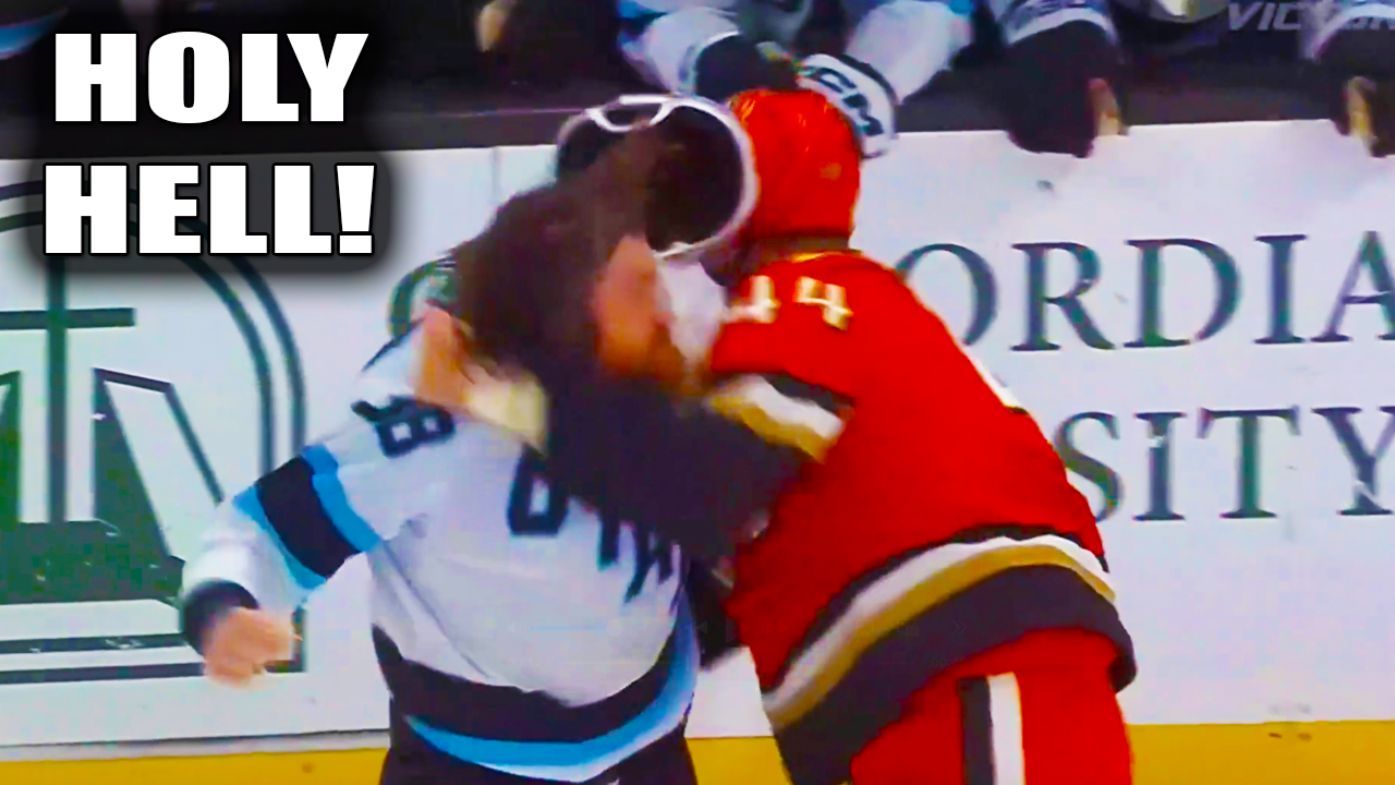 Liam O’Brien Spicy Tuna Ross Johnston Fight Scrap | Anaheim Ducks vs Utah Mammoth 2025 Highlights