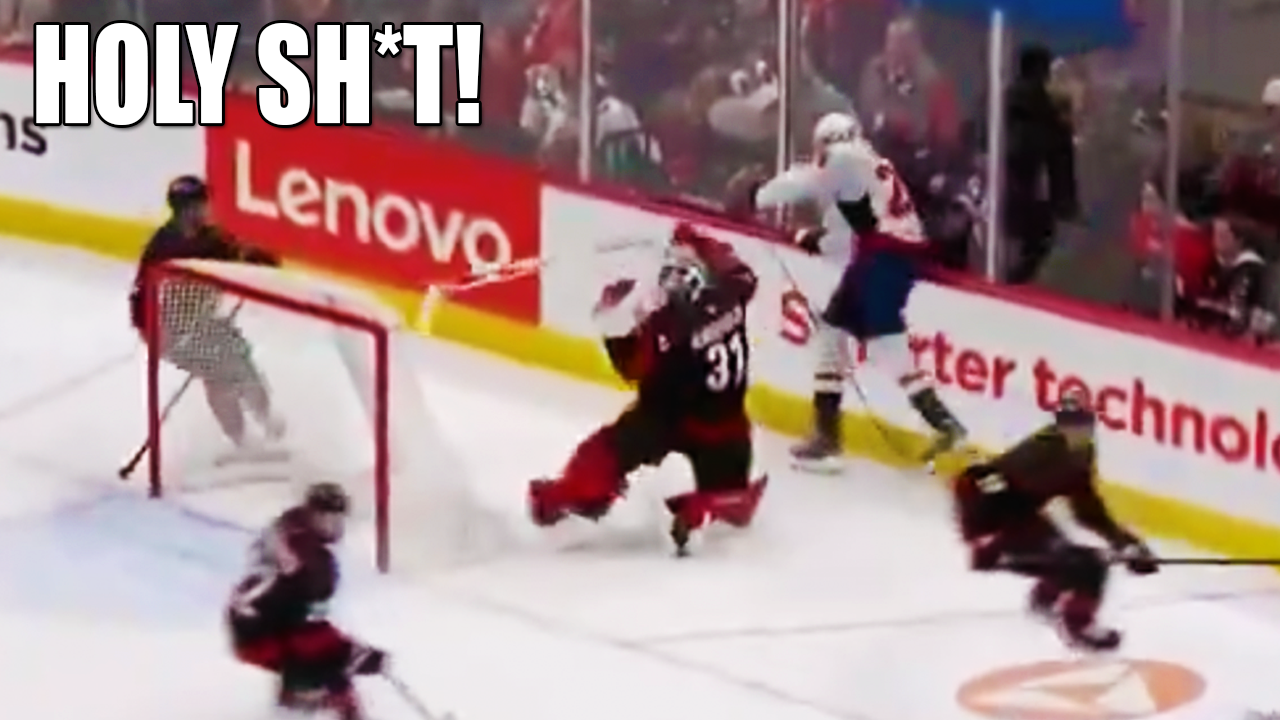 Nic Dowd Hit on Frederik Andersen Starts Fight Scrum | Hurricanes vs Capitals 2025 Highlights