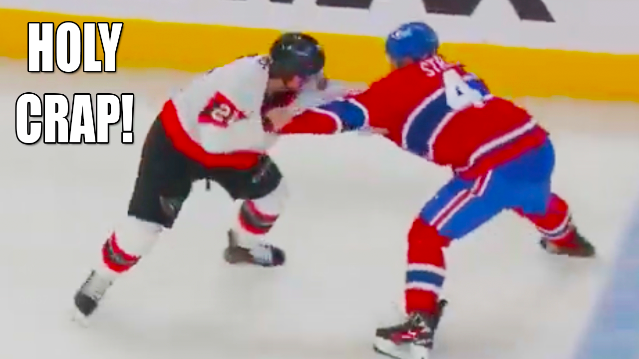 Nick Cousins Jayden Struble Fight | Montreal Canadiens vs Ottawa Senators 2025 Highlights