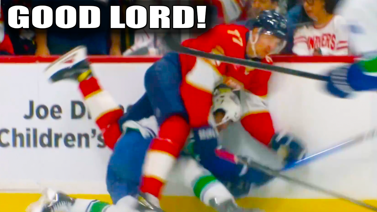 Niko Mikkola Boarding Hit on Kiefer Sherwood | Florida Panthers vs Vancouver Canucks 2025 Highlights
