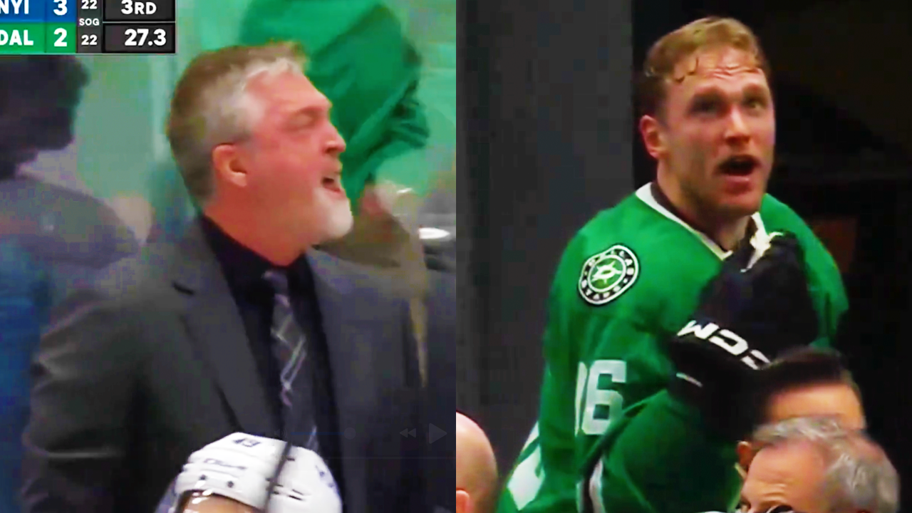 Patrick Roy Yelling at Mikko Rantanen for Hit on Alexander Romanov | Islanders vs Stars Highlights