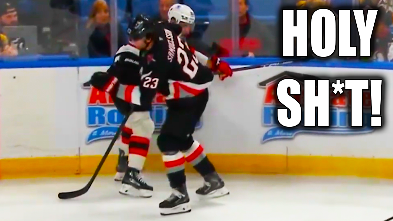 Timo Meier Reverse Elbow on Mattias Samuelsson Injury | NJ Devils vs Buffalo Sabres 2025 Highlights