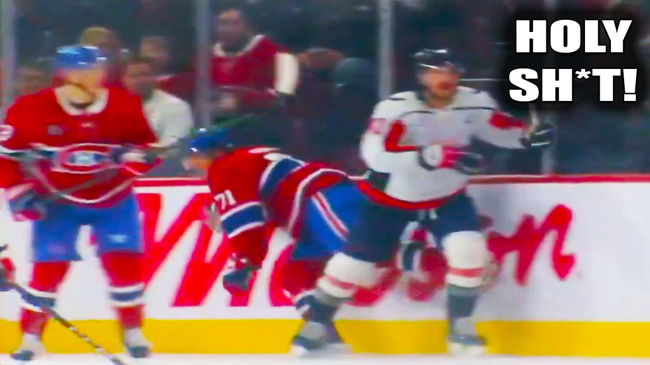 Tom Wilson Huge Hit on Jake Evans | Montreal Canadiens vs Washington Capitals 2025 Highlights