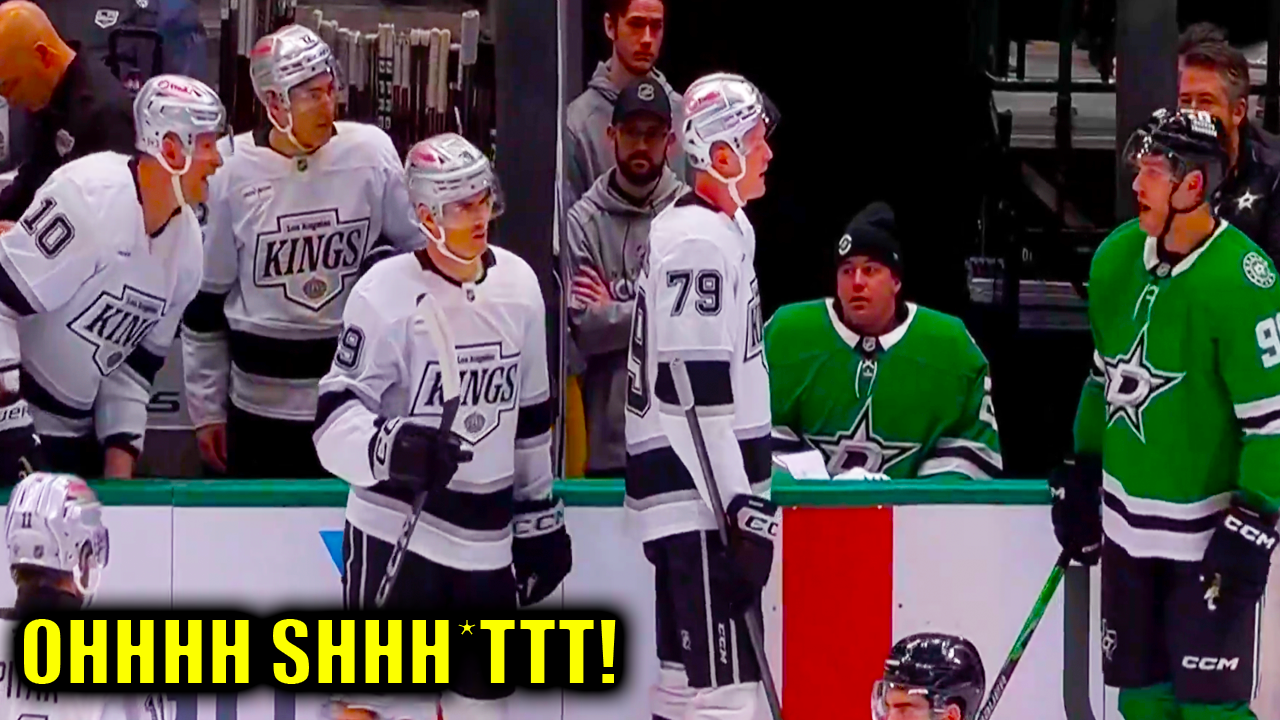 Corey Perry Arguing with Mikko Rantanen about Kuemper Injury | Stars vs LA Kings 2025 Highlights