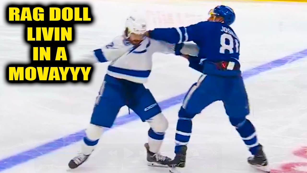 Dakota Joshua Maxwell Crozier Fight Scrap | Toronto Maple Leafs vs Lighting 2025 Highlights