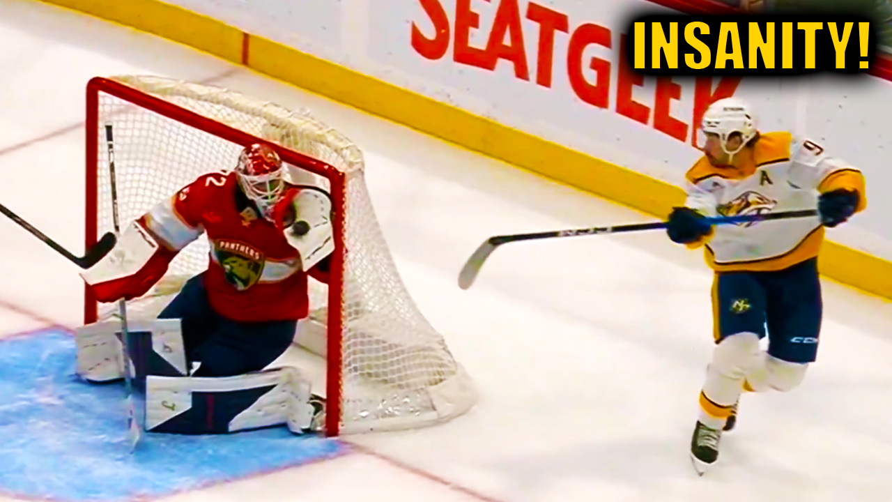 Filip Forsberg went for the Michigan but Sergei Bobrovsky played it PERFECTLY | Panthers vs Predators 2025 Highlights