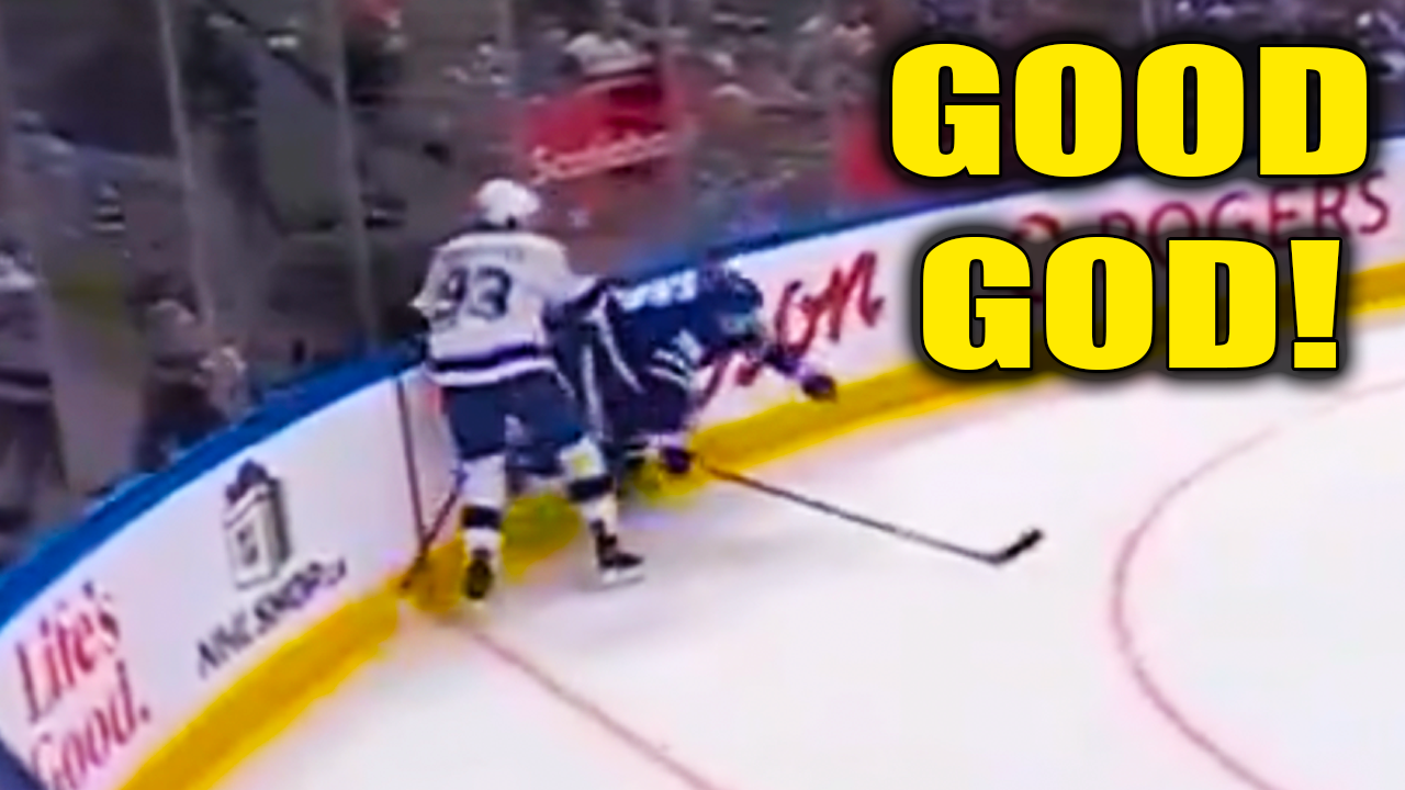 Gage Goncalves received a 5-minute major and a game misconduct for kneeing on Dakota Mermis | Lightning vs Maple Leafs 2025 Highlights