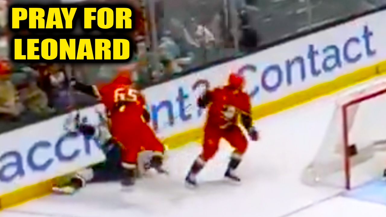 Jacob Trouba with a MONSTER hit on Ryan Leonard who left the ice | Capitals vs Ducks 2025 Highlights