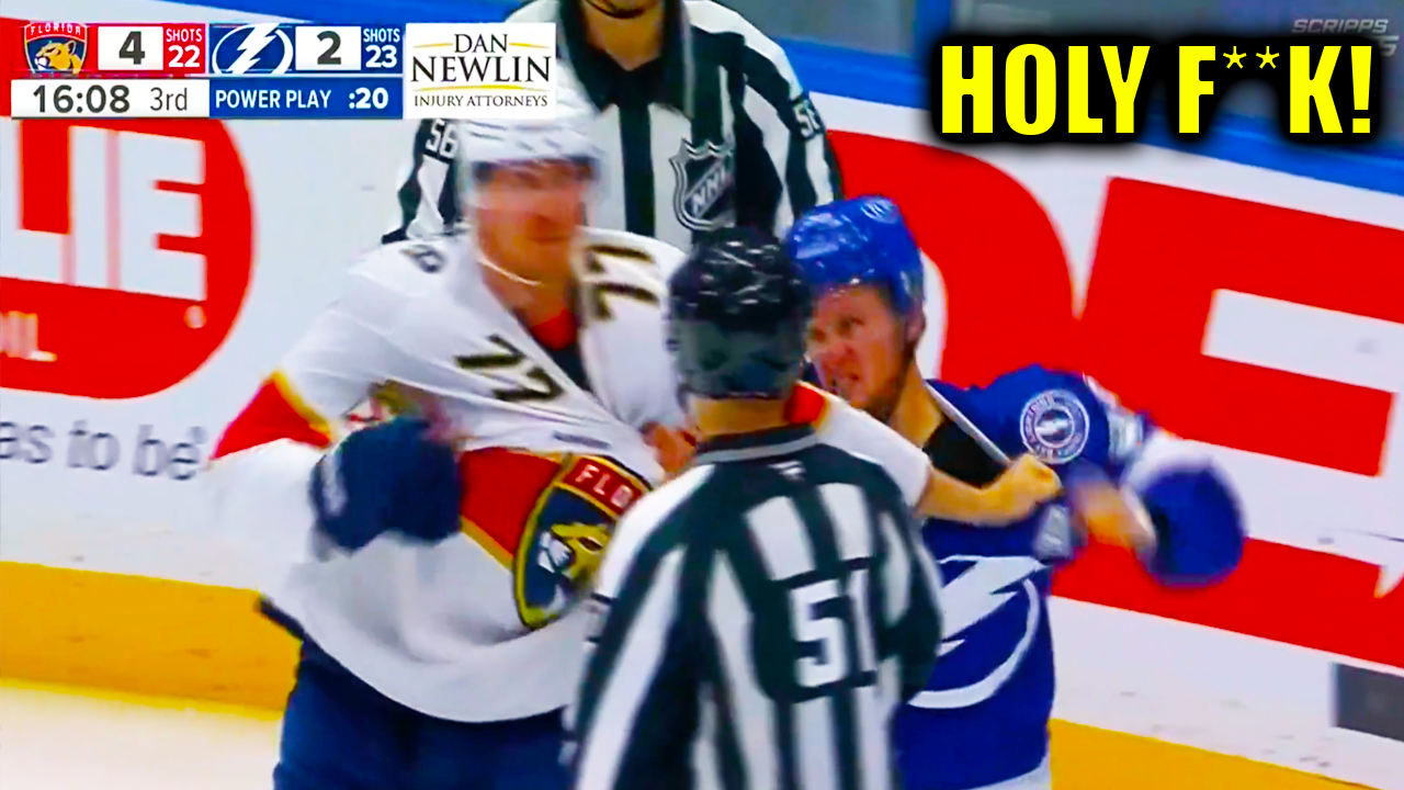 Jake Guentzel Niko Mikkola Fight Scrap | Florida Panthers vs Tampa Bay Lightning 2025 Highlights