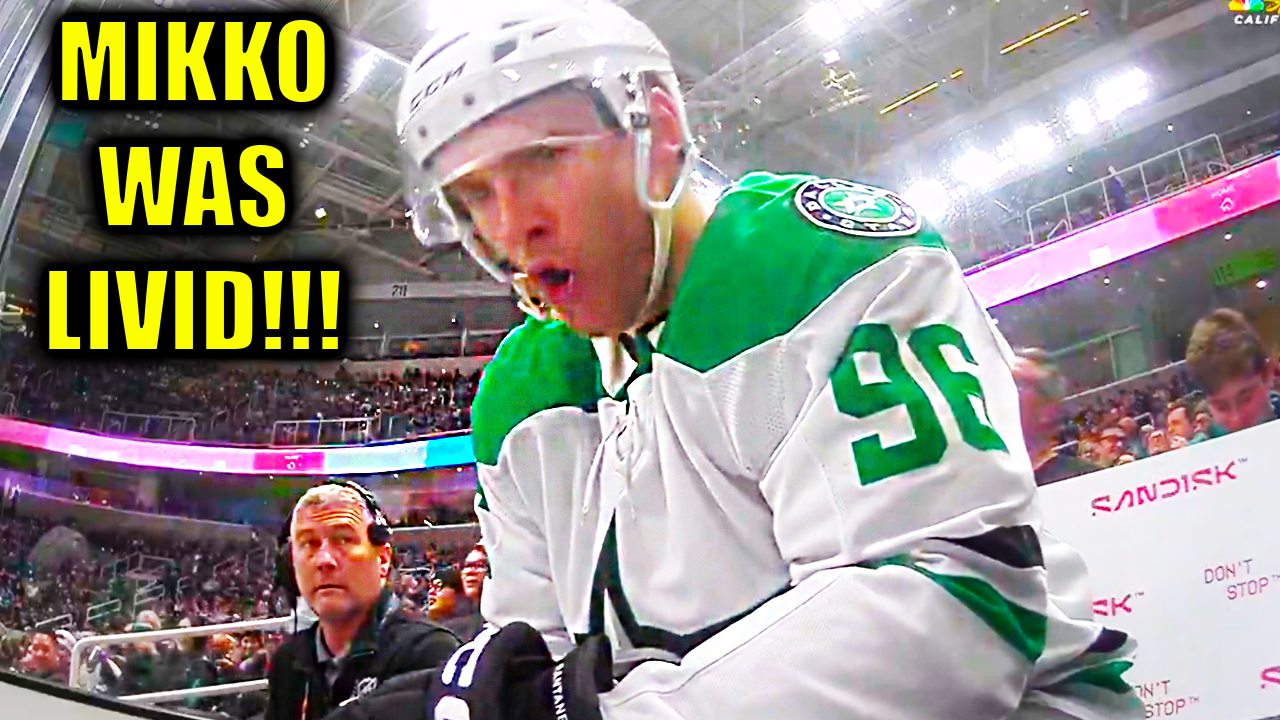 Mikko Rantanen was FURIOUS after his slashing call | Sharks vs Stars 2025 Highlights