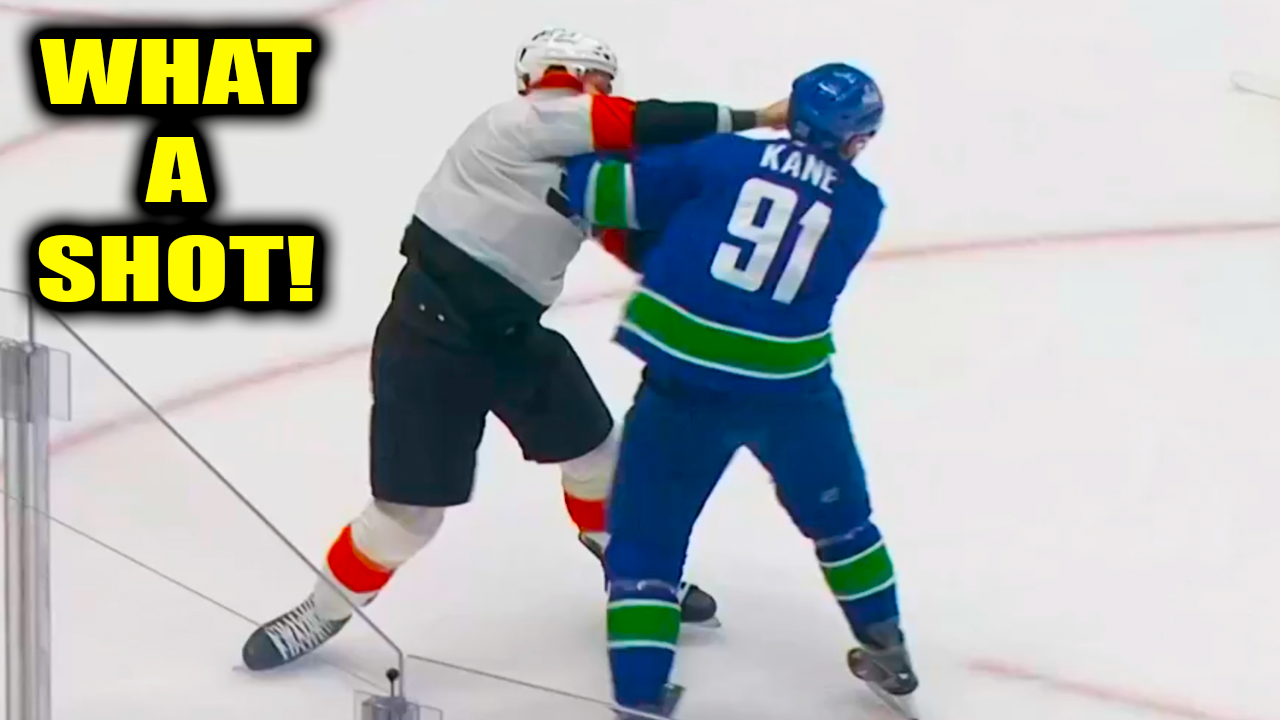 Nick Seeler Evander Kane Fight Scrap | Philadelphia Flyers vs Vancouver Canucks 2025 Highlights