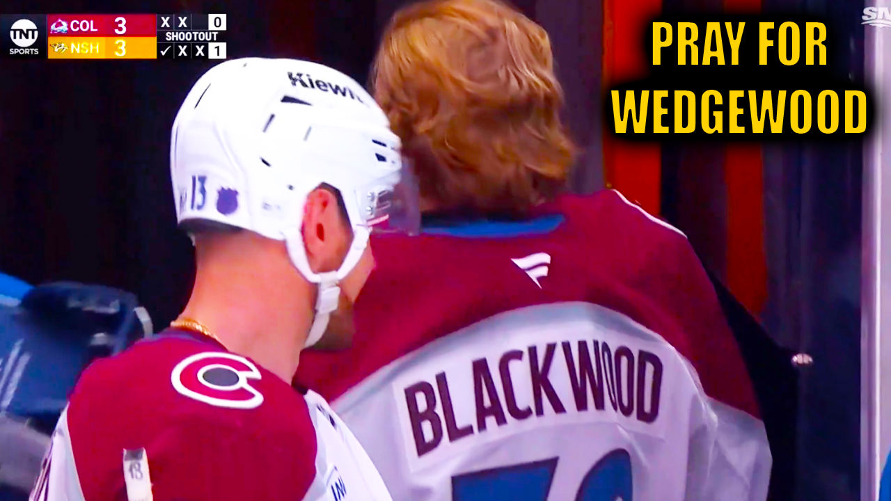 Scott Wedgewood Injury Pulled from Shoot Out After Collision with Filip Forsberg | Avalanche vs Predators 2025 Highlights