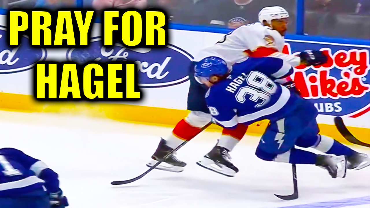 Seth Jones HUGE Hit on Brandon Hagel Injury | Florida Panthers vs Lightning 2025 Highlights