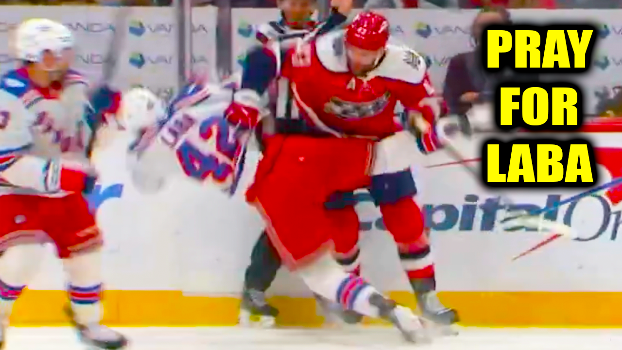 Tom Wilson HUGE HIT on Noah Laba Injury | New York Rangers vs Washington Capitals 2025 Highlights