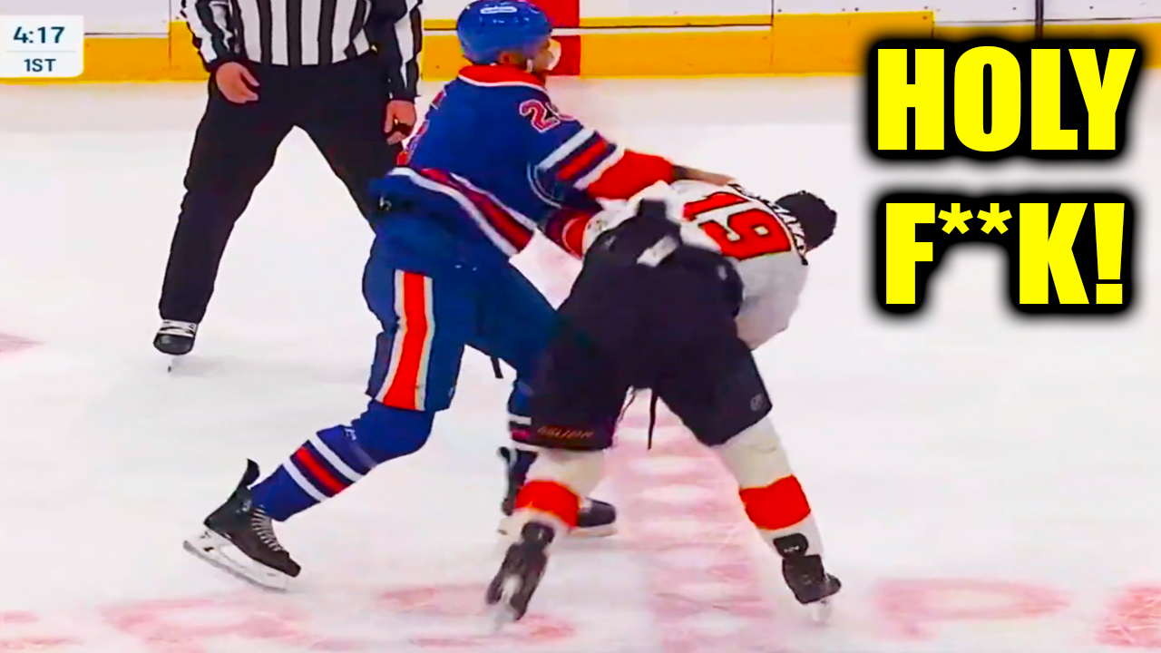 Darnell Nurse Garnet Hathaway Fight | Edmonton Oilers vs Philadelphia Flyers 2025 Highlights