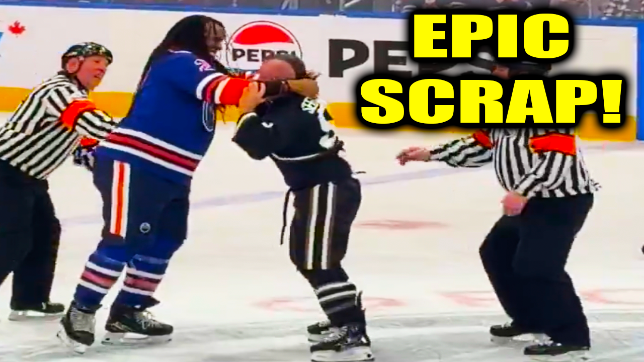 Georges Laraque “Jim” Jon Mirasty Fight Scrap | Shoresy Classic In Edmonton January 2026 Highlights