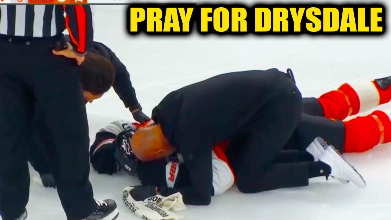 Jamie Drysdale Injury After HUGE Hit By Ross Johnston | Anaheim Ducks vs Flyers 2026 Highlights