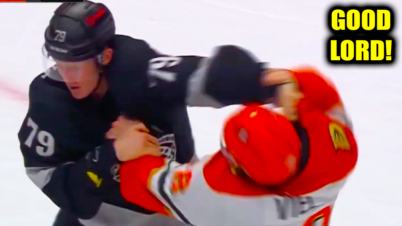 Jeffrey Viel Drops Samuel Helenius Fight Scrap | LA Kings vs Anaheim Ducks 2026 Highlights