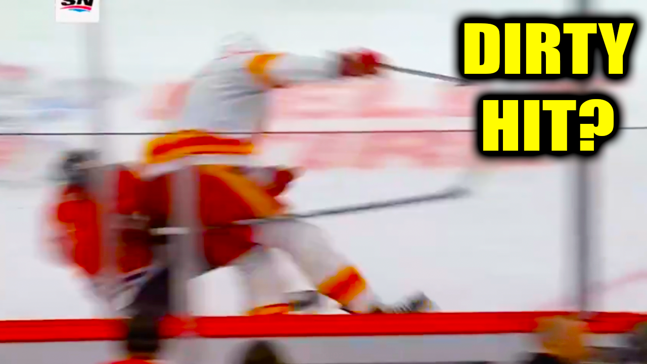 Kevin Bahl HUGE HIT on on Oliver Moore | Calgary Flames vs Chicago Blackhawks 2026 Highlights