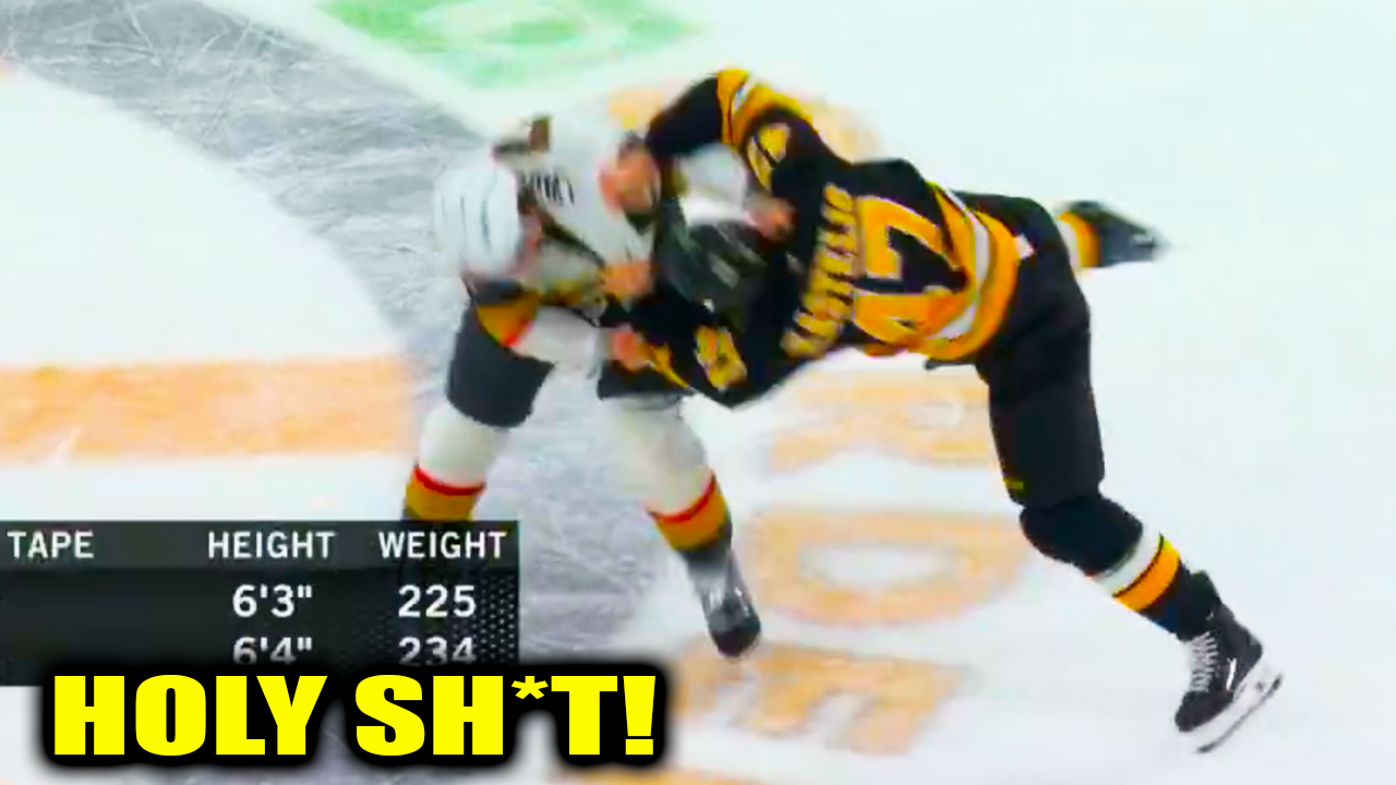 Mark Kastelic HUGE HIT on on Shea Theodore, Jeremy Lauzon comes in for Fight | Golden Knights vs Bruins 2026 Highlights