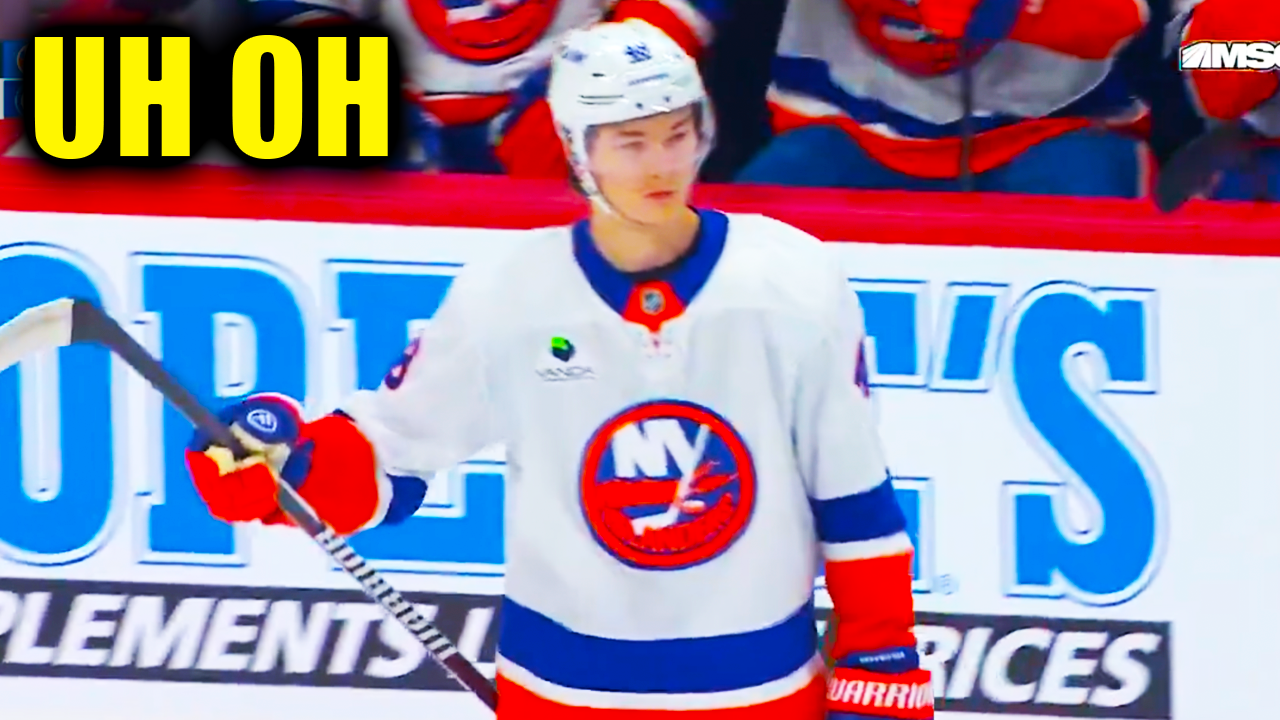 Matthew Schaefer leaves game after concussion spotter | Islanders vs Winnipeg Jets 2026 Highlights