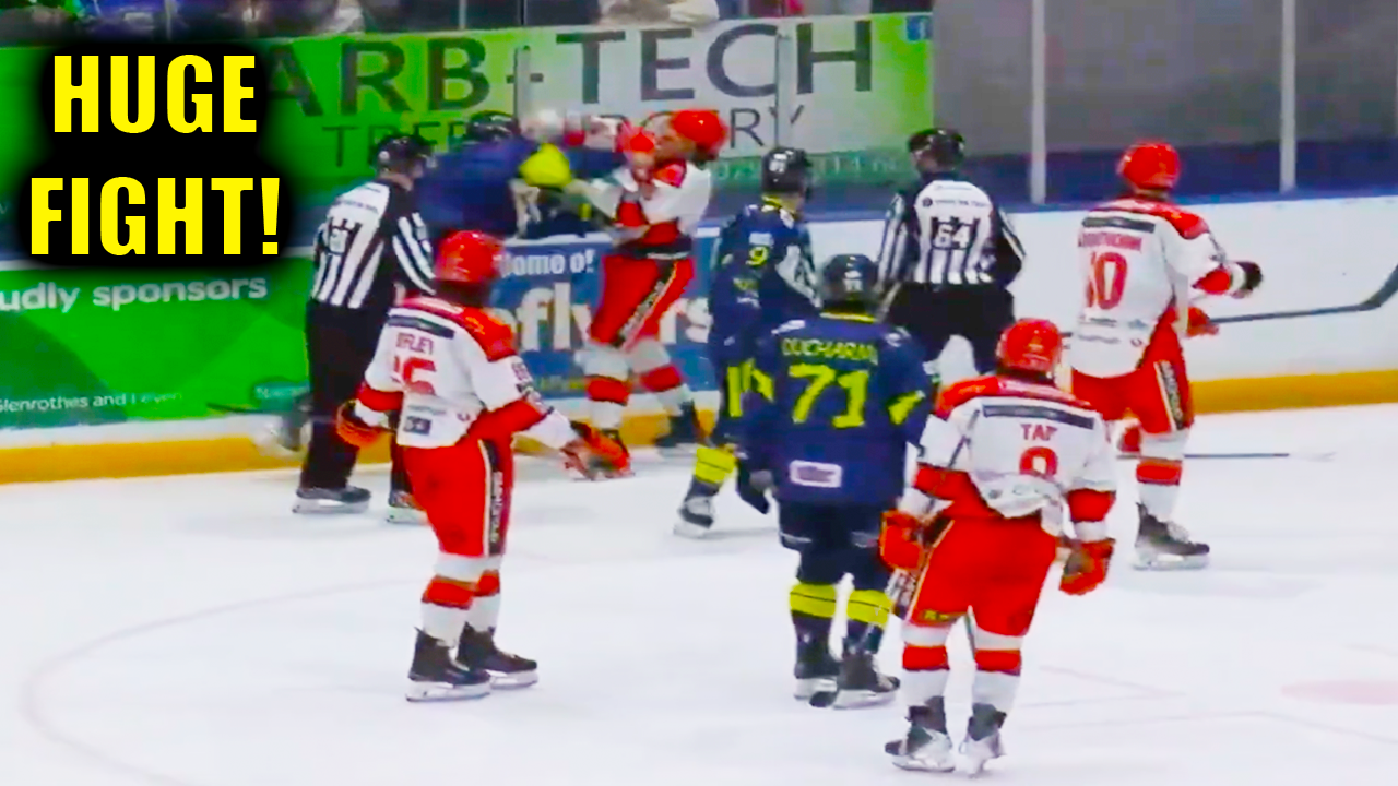 Milan Lucic vs Kyle Watson Fight Scrap 1-10-26 | EIHL 2026 Highlights